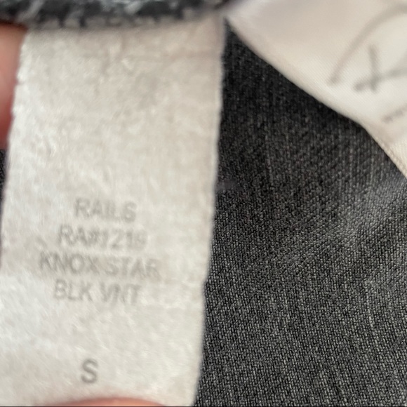 Rails Knox Stars Button-Front Jean Jacket Size S - Picture 15 of 16